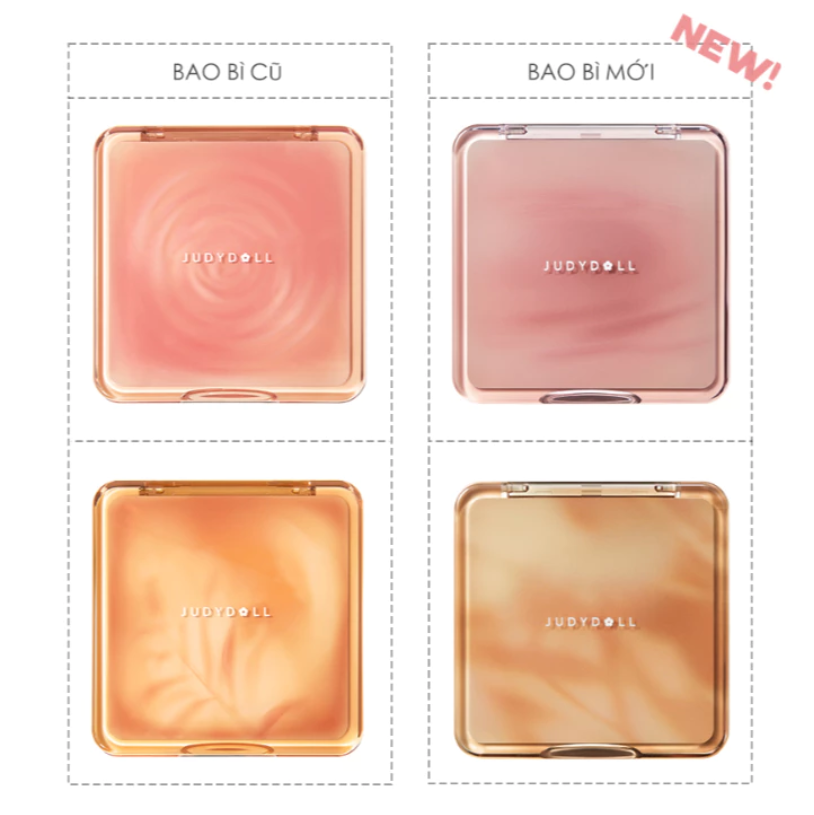 Bảng Highlight Tạo Khối JUDYDOLL 4 Màu Highlight Contour Palette Bắt Sáng Và Tạo Khối Tự Nhiên