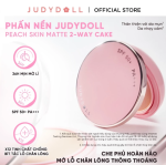 Phấn Nền Phấn Phủ Dạng Nén JUDYDOLL Peach Skin Matte 2-Way Cake Khô Thoáng Mịn Da