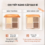 Bảng Highlight Tạo Khối JUDYDOLL 4 Màu Highlight Contour Palette Bắt Sáng Và Tạo Khối Tự Nhiên